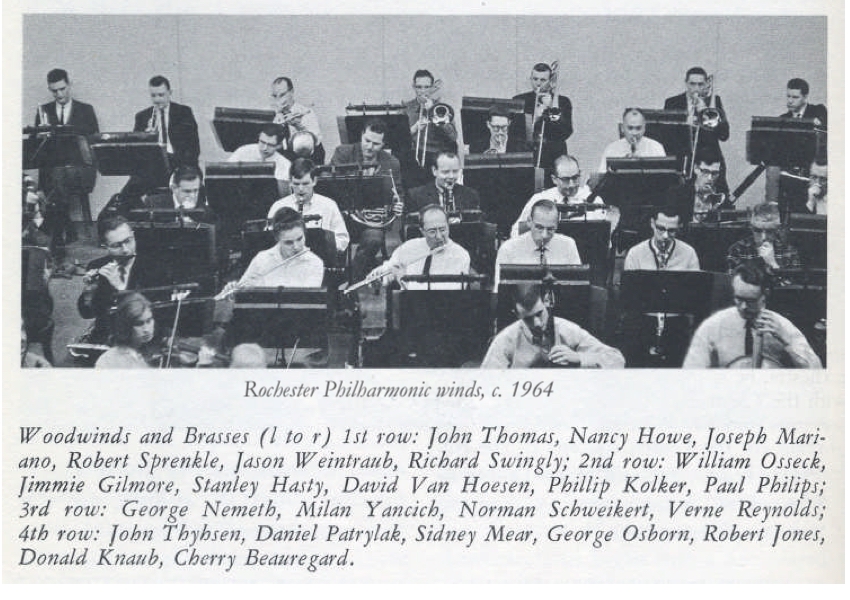 photo of orchestral wind section