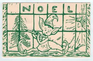 elf playing flute
