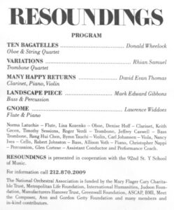 program page