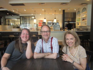 3 people at table