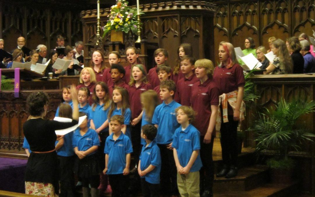 children's choir in church